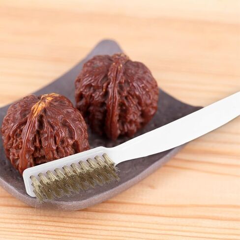 Didiseaon 6pcs فرشاة الأسلاك النحاسية: فرشاة الأسلاك الدقيقة - شعيرات صناعية للتفصيل - قبضة مريحة لتنظيف خبث لحام الصدأ in Kuwait