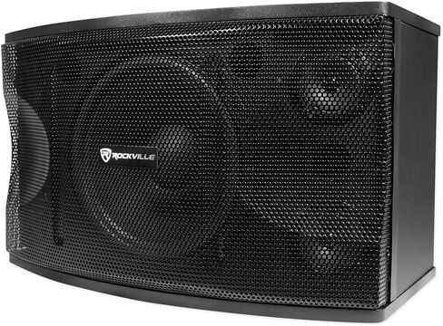 Rockville KPS12 1600W 3-Way 12" Karaoke Speakers (2), 8 Ohm, MDF Enclosure, Wall Brackets, Crisp Vocals, Deep Bass, for Karaoke and DJ Events in Kuwait