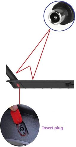 42V Lithium Battery Electric Scooter Charger, PowerFast 1-Prong Inline Connector for 36V Pocket Mod, Sports Mod, Millet Electric Scooter in Kuwait