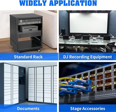 KTAXON 2U RACK MOUNT DERER لـ 19 بوصة AV/Network/DJ معدات أو خزائن مع القفل والمفتاح in Saudi Arabia