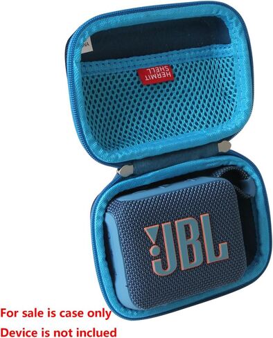 Hermitshell Hard Travel Case for JBL Go 4 - Ultra-Portable Bluetooth Speaker (Blue, Case for JBL GO 4) in Saudi Arabia