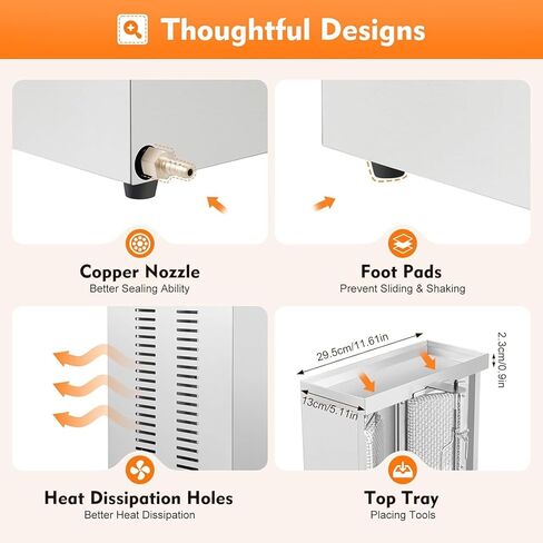 Vertical Shawarma Machine, Propane Gas Gyro Grill & Doner Kebab Rotisserie, 2-Burner Stainless Steel Broiler for Restaurant, Home Kitchen & Commercial Use, 220V in Kuwait