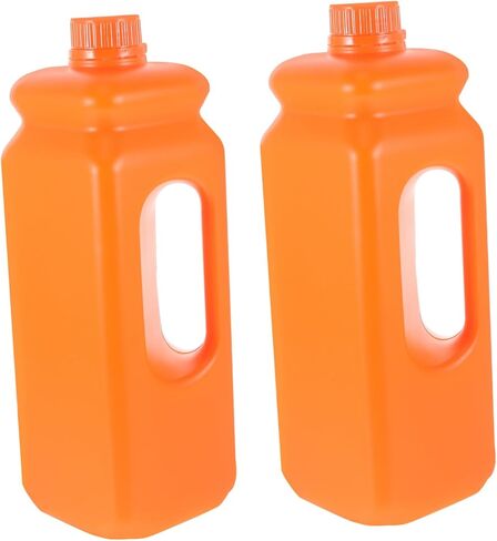 Amosfun 2pcs تسرب تخزين المياه إبريق تجميلي مع مقبض مريح للتخزين الغذائي والسائل ومريح للمختبر المنزلي والاستخدام الكيميائي in Saudi Arabia