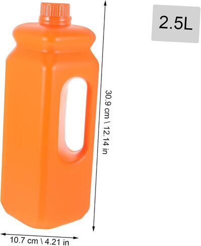 Amosfun 2pcs تسرب تخزين المياه إبريق تجميلي مع مقبض مريح للتخزين الغذائي والسائل ومريح للمختبر المنزلي والاستخدام الكيميائي in Saudi Arabia