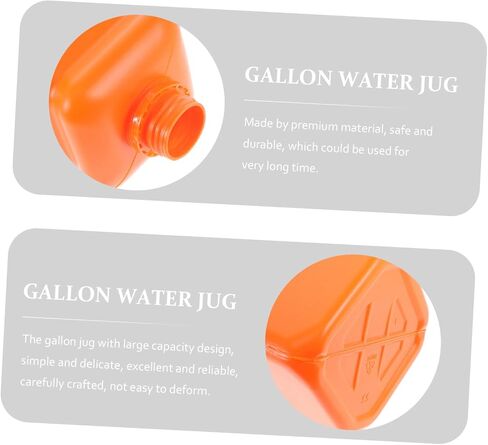 Amosfun 2pcs تسرب تخزين المياه إبريق تجميلي مع مقبض مريح للتخزين الغذائي والسائل ومريح للمختبر المنزلي والاستخدام الكيميائي in Saudi Arabia