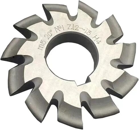 M0.3 M0.5M0.8 M1 M1.25 M2 M2.5 M3 M4-M10 MODULUS PA20 DEGREES NO.1-NO.8 أدوات قطع التروس (M1.25 ، No.2) in Saudi Arabia