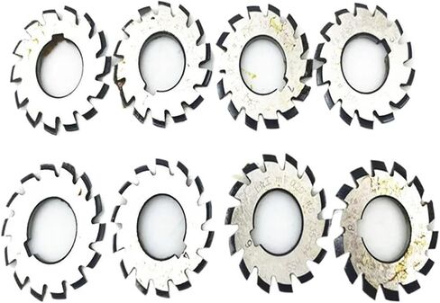 HSS disc Gear Mill Cutters M0.5-M12, Pressure Angle 20 Degrees NO.1-NO.8 for Gear CNC Cutting Mill Cutters(No.7,M3.75) in Saudi Arabia