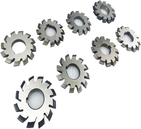 HSS disc Gear Mill Cutters M0.5-M12, Pressure Angle 20 Degrees NO.1-NO.8 for Gear CNC Cutting Mill Cutters(No.7,M3.75) in Saudi Arabia