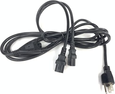 Omnihil [UL مدرج] 10ft 3 Proung Power Cord Splitter متوافق مع BUSTBOSS KATANA Artist Head MKII 100 واط الغيتار أمبير in Kuwait