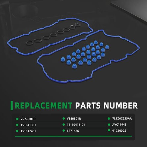 VS50801R Valve Cover Gasket Set for Ford Escape 2009-2012, for Ford Fusion 2010-2012, for Mazda Tribute 2009-2012, for Mercury Mariner 2009-2011, for Mercury Milan 2010-2011, 3.0L V6 in Saudi Arabia