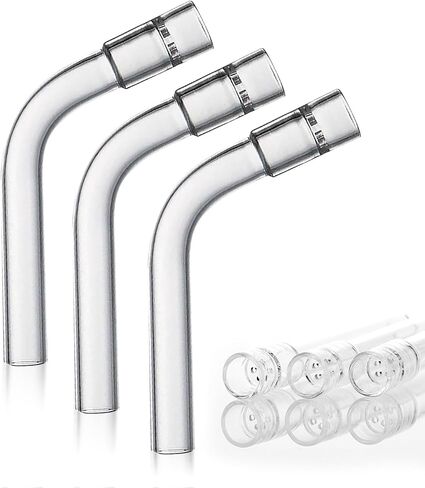 Glass Tube Stem (110mm Curved), Steam Chemistry Air Drying Tubes, Aroma Stems (3 PCS) in Saudi Arabia