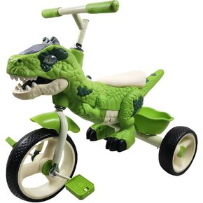 Dinosaur Kids Tricycle for Age 2+ ، Whebler Todcycle Bike Big Wheel مع سلة تخزين وموسيقى وضوء ودراجة أطفال في مرحلة ما قبل المدرسة في مرحلة ما قبل المدرسة ، وهدية ولعب للأولاد والبنات in Saudi Arabia