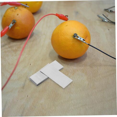 10pcs Zinc Anode Plates for Fruit Battery Making Zinc Electroplating Strips DIY Experiment Supplies for Classroom Learning Hands Activities in Saudi Arabia