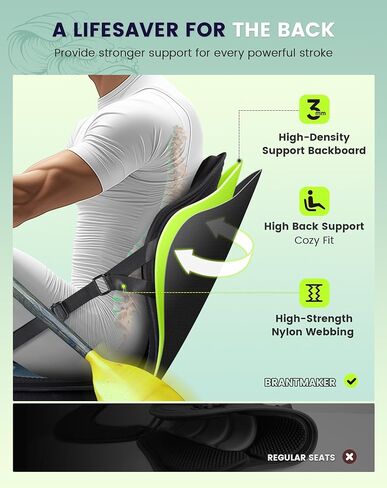 Kayak Seats with Back Support, Paddle Board Seat, Universal Thicken Cushion for Inflatable Paddleboard, Sup, Canoe, Ocean Kayak in Kuwait