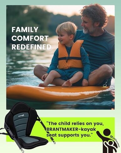 Kayak Seats with Back Support, Paddle Board Seat, Universal Thicken Cushion for Inflatable Paddleboard, Sup, Canoe, Ocean Kayak in Kuwait