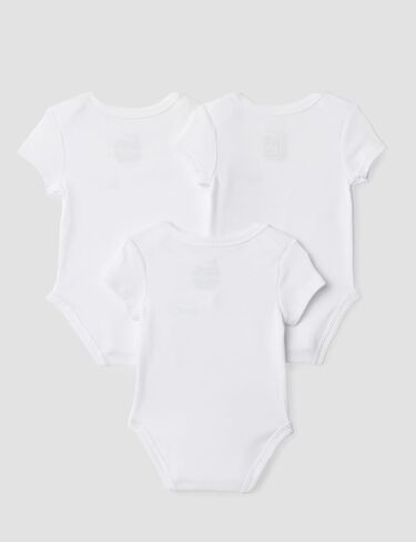 Nike Infant Short Sleeve Bodysuits 3 Pack (Multi (56k647-A9y)/P ، Newborn) in Saudi Arabia