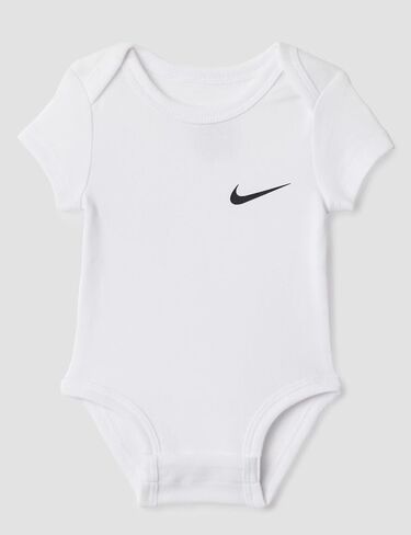 Nike Infant Short Sleeve Bodysuits 3 Pack (Multi (56k647-A9y)/P ، Newborn) in Saudi Arabia