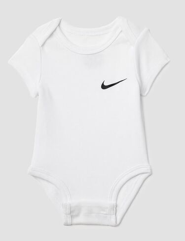 Nike Infant Short Sleeve Bodysuits 3 Pack (Multi (56k647-A9y)/P ، Newborn) in Saudi Arabia