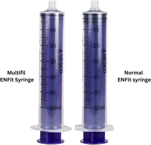 Multifil™ Reusable ENFit Tip Syringe w/Cap, 60ML - Non-Sterile (Pack of 30) in Saudi Arabia