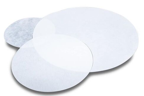 BVV 100% Synthetic Cellulose Filter Paper, Durable & Cut-to-Size - Compatible with Butane, Ethanol, Hexane - Ideal for Large Diameter Filtration, 50 Micron - Made in USA (5-Pack)-6-inch in Saudi Arabia