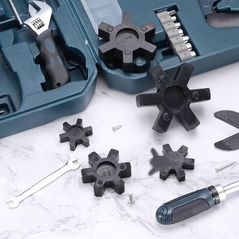 uxcell l099/l100 jaw اقتران الإدراج ، مرن النوع الصلب NBR Rubber Jaw Center in Kuwait