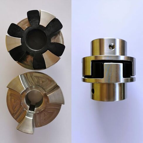 uxcell l099/l100 jaw اقتران الإدراج ، مرن النوع الصلب NBR Rubber Jaw Center in Kuwait