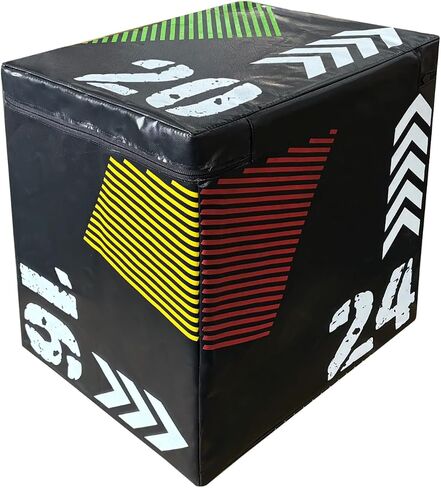 Plyo Jumping Exercise Box, 3 in 1 Plyo Jumping Box for Exercise,Soft Jump Box for Home Gym Workout Trainer in Saudi Arabia