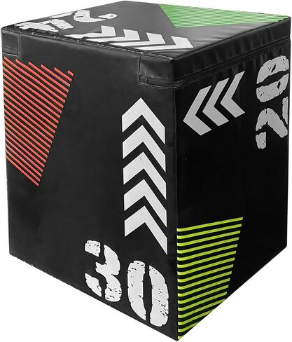 Plyo Jumping Exercise Box, 3 in 1 Plyo Jumping Box for Exercise,Soft Jump Box for Home Gym Workout Trainer in Saudi Arabia