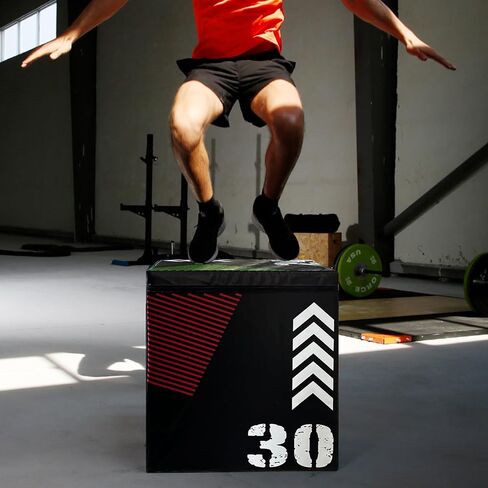 Plyo Jumping Exercise Box, 3 in 1 Plyo Jumping Box for Exercise,Soft Jump Box for Home Gym Workout Trainer in Saudi Arabia