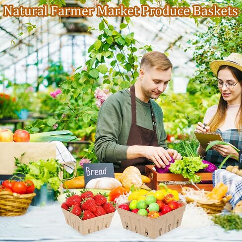 60 حزمة سلة توت الألياف اللب ، حاويات مقولبة تنفيس لفرقة الفراولة عنب العنب عنب العنب ، حاويات سلة سوق مزارع صغيرة in Saudi Arabia