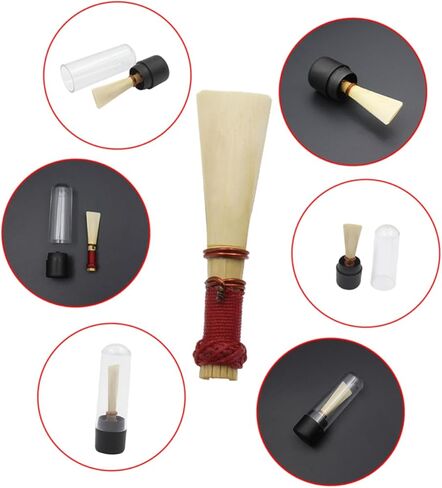 3pcs Bassoon Reed Case Handmade Bassoon Accessories for Intermediate Players Safe Sealed Packaging Natural Reed Easy Cleaning Protects Instrument in Saudi Arabia