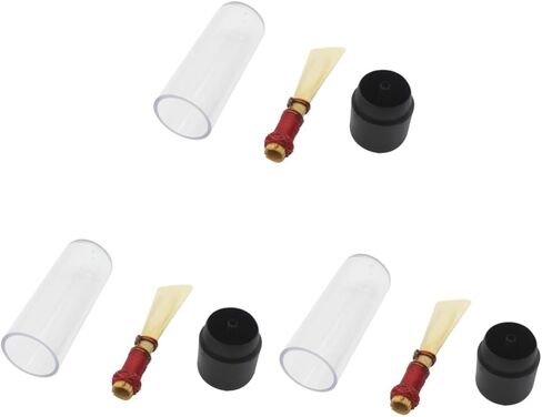 3pcs Bassoon Reed Case Handmade Bassoon Accessories for Intermediate Players Safe Sealed Packaging Natural Reed Easy Cleaning Protects Instrument in Saudi Arabia