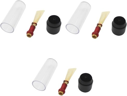 3pcs Bassoon Reed Case Handmade Bassoon Accessories for Intermediate Players Safe Sealed Packaging Natural Reed Easy Cleaning Protects Instrument in Saudi Arabia