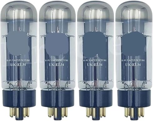 Vacuum Tube UK-EL34 UKEL34 Replaces EL34 5881 EL34C KT77 6CA7 6P3P 6L6 HiFi Audio Tube(1Pair Matched) in Kuwait