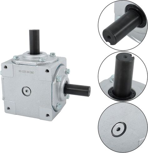 1800 MAX RPM 40 HP HP LISE BEVEL BEVEL BEANK مع Crosshole و Keyed SHAFT 19455-SR-KW-GR-GR CW/CW 1: 1 in Saudi Arabia