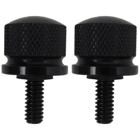 2pcs استبدال مقعد الترباس ل harley fatbob/streetbob/softail/dyna - إنشاء الألومنيوم 1/4 "-20 حجم الخيط بواسطة ytxxdeus in Saudi Arabia