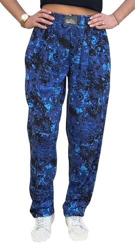 Mens/Women Baggy Workout Pants Bodybuilding Workout Gym Fitness Pants in Rip Tide Design in Saudi Arabia