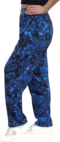 Mens/Women Baggy Workout Pants Bodybuilding Workout Gym Fitness Pants in Rip Tide Design in Saudi Arabia