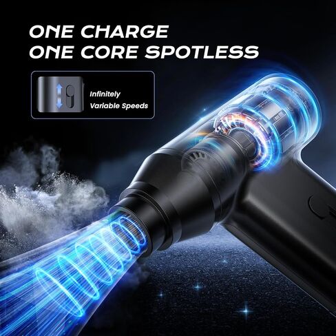Compressed Air Duster, 300000RPM Air Duster Electric Cleaner for Keyboard, PC Deep Cleaning, Cordless Air Blaster, Replace Compressed Air Can-No Canned Air Duster,Rechargeable Air Blower in Saudi Arabia