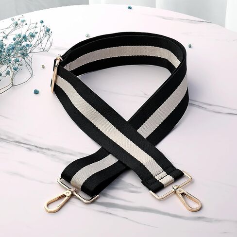 Wide Embroidery Purse strap Replacement Crossbody Bag Strap Adjustable Floral Canvas Guitar Straps for Handbags in Saudi Arabia