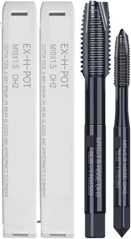 Drill Tap Bit Set, 1PCS HSSE Metric Spiral Pointed Tap Machine Screw Thread Taps Blind Hole Steel in Saudi Arabia