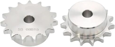 مسننة أسطوانة الأسنان ضرس 1pcs 10-25 الأسنان من الفولاذ المقاوم للصدأ 08b سلسلة ضرس سلسلة الترس الملعب 12.7 مم (18 أسنان) in Kuwait