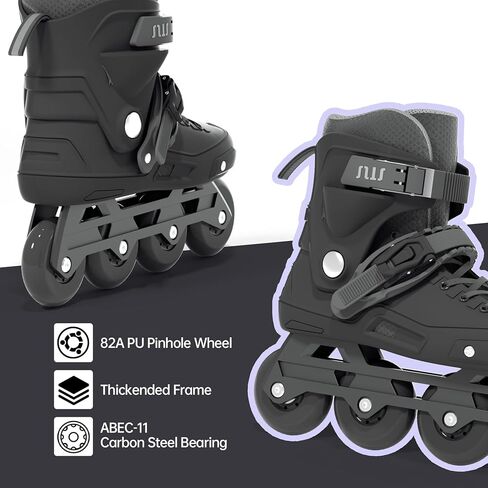 SWAY Professional Inline Skates for Adult, High Performance Roller Skates for Women Men, Racing Skates for Teens, Male, Female, Roller Blades Size 4-10, ABEC-11 Bearing in Kuwait