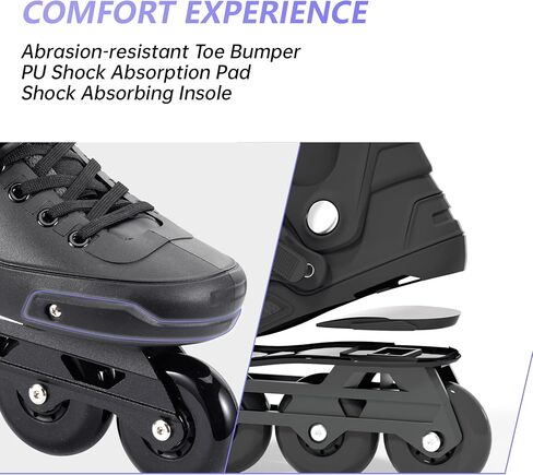 SWAY Professional Inline Skates for Adult, High Performance Roller Skates for Women Men, Racing Skates for Teens, Male, Female, Roller Blades Size 4-10, ABEC-11 Bearing in Kuwait