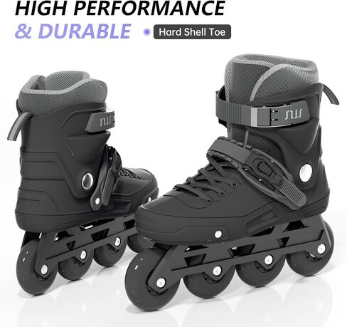 SWAY Professional Inline Skates for Adult, High Performance Roller Skates for Women Men, Racing Skates for Teens, Male, Female, Roller Blades Size 4-10, ABEC-11 Bearing in Kuwait