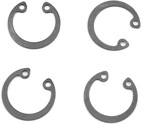225 Piece Set of Internal & External Snap Retaining Rings - & Versatile Circlips in 18 Assorted Sizes - Perfect for Home DIY, Professional Jobs, and Maintenance in Saudi Arabia