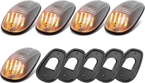 5Pcs Led ab roof Lights with 2003-2018 Ram1500 2500 3500,2011-2018 Ram 4500 5500 trucks lights (smoke len amberamber lights) in Saudi Arabia