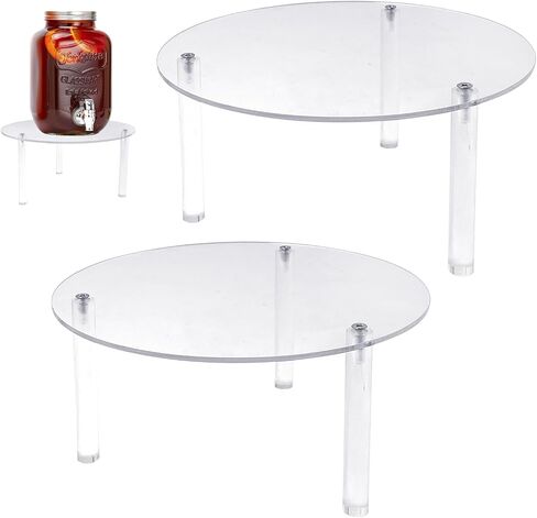 TFWADMX 2 PCS DRIKE DOFENSER Stand ، موزعات المشروبات حامل الأكريليك لموزع المشروبات الموزع موقف فقط لائق 7 7.8 بوصة القطر in Kuwait