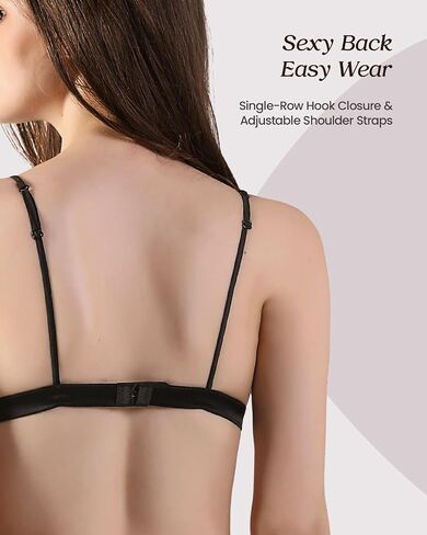 Wireless Mulberry Silk Satin Triangle Bralette, No Underwire, Sexy & Comfortable Wire-Free Bra for Women in Saudi Arabia