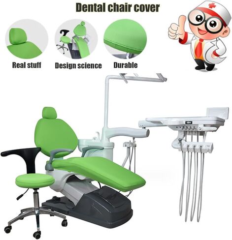 4 PCS CORCH CORCH CORVERS - حالة وقائية مقاومة للماء مرنة لمسند الرأس ومسند الظهر ، معدات طبيب أسنان متينة ، دعم النظافة والراحة in Saudi Arabia